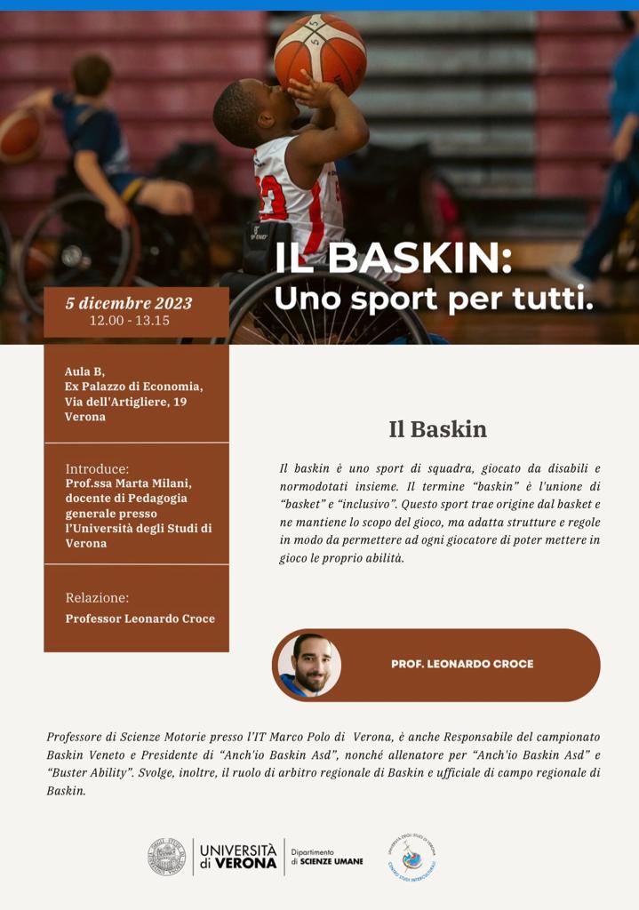 Foto Baskin - Sport di Squadra - normodotati e disabili