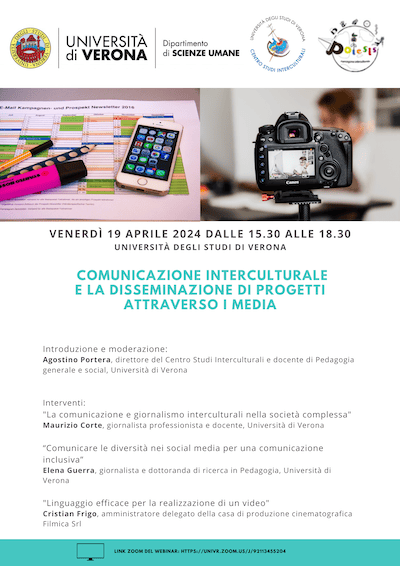 Comunicazione Interculturale e Media - Centro Studi Interculturali - UniVerona - seminario aprile 2024