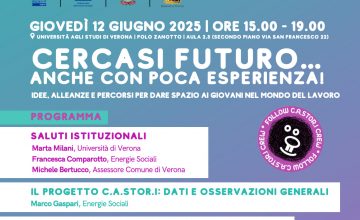 "Cercasi Futuro…". Convegno su giovani e lavoro - UniVerona