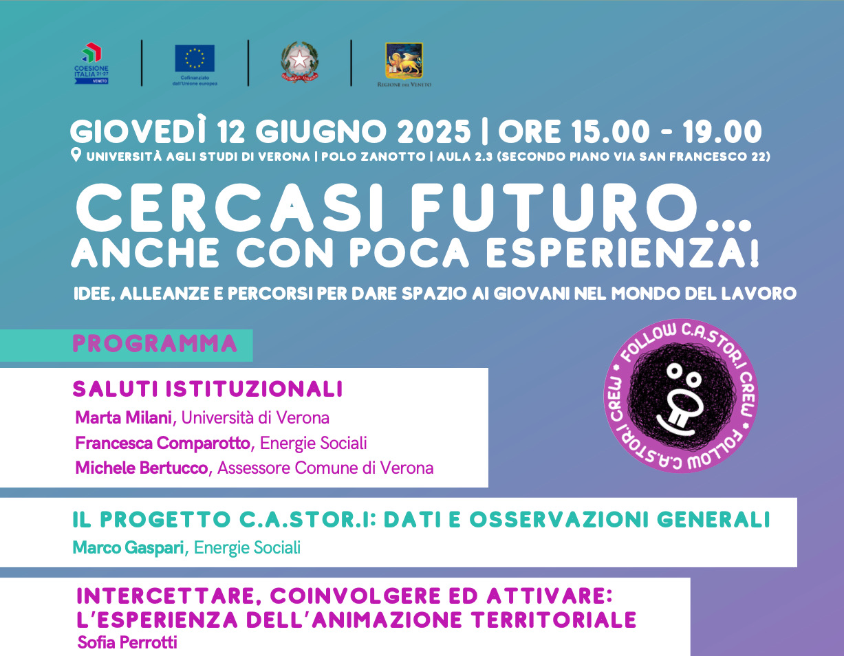 Cercasi futuro. Giovani nel mondo del lavoro - UniVerona