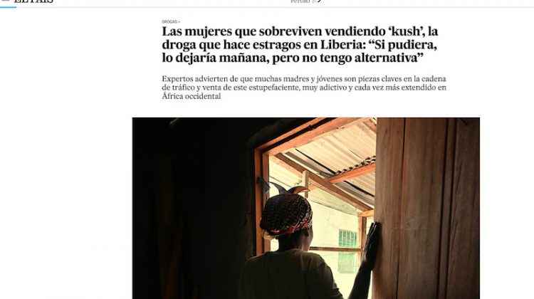 Graziana Solano - Spaccio droga Kush - Liberia - El Pais