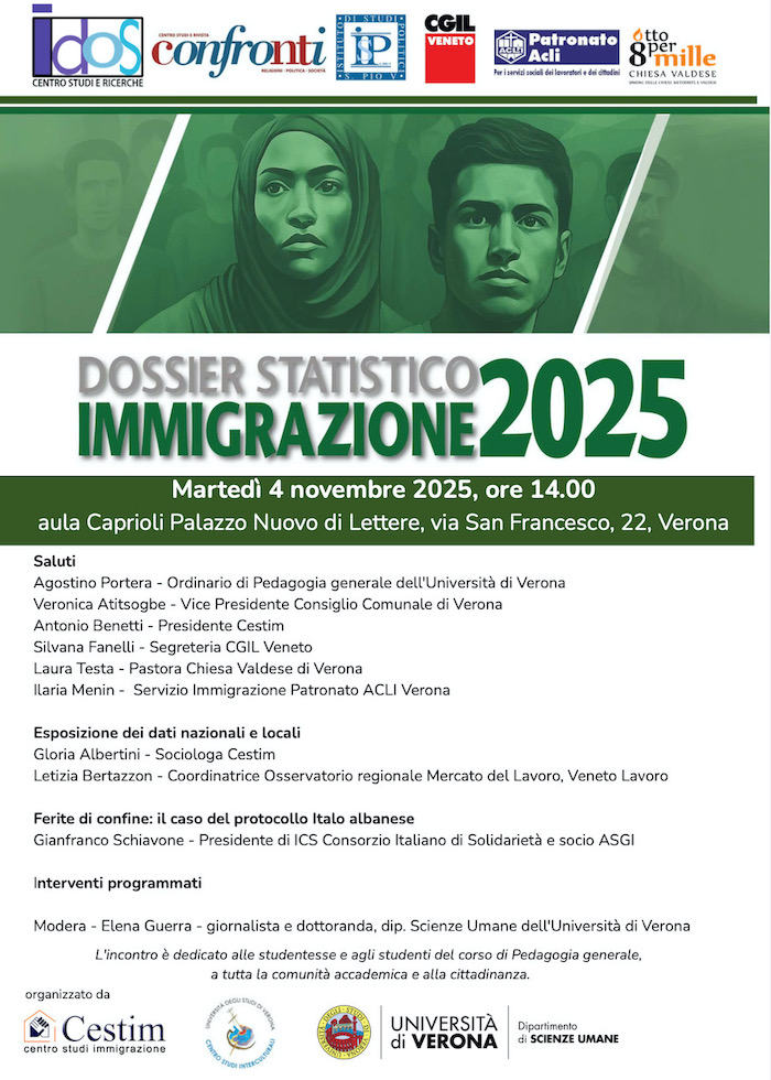 Dossier Statistico Immigrazione 2025 - Centro Studi Interculturali - UniVerona